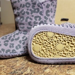 Baby purple leopard Uggs